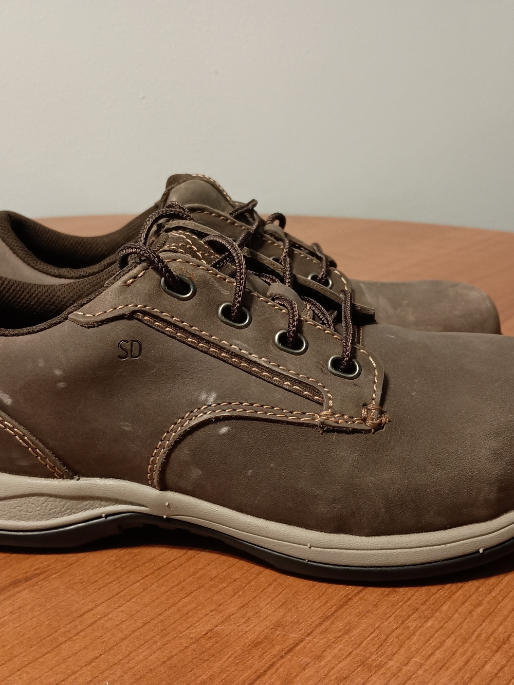 Red Wing Shoes Women’s 5.5 Brown Leather Work Oxfords SD Safety Toe Stock 2309